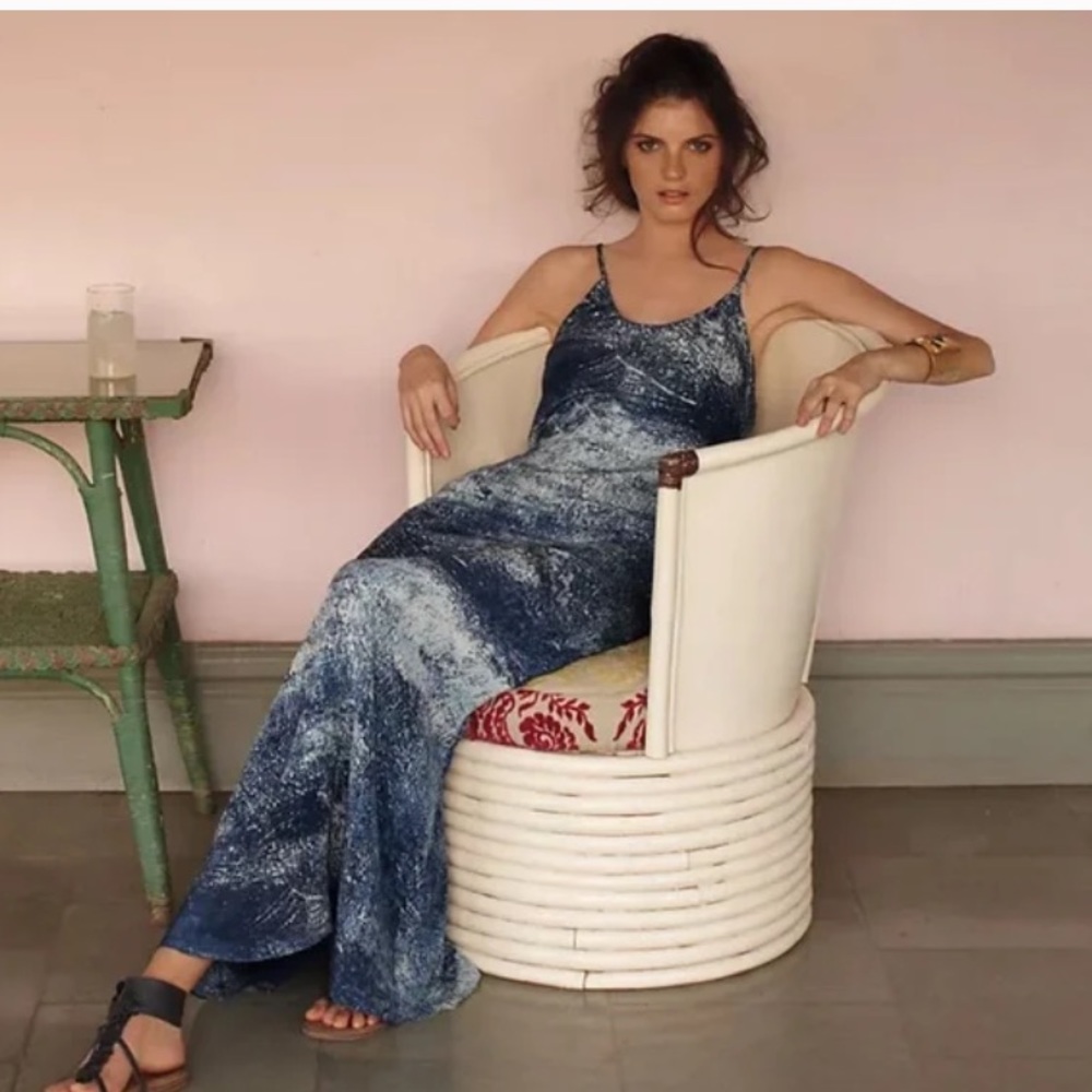 Anthropologie Partimi Silk Maxi Dress - Size 2